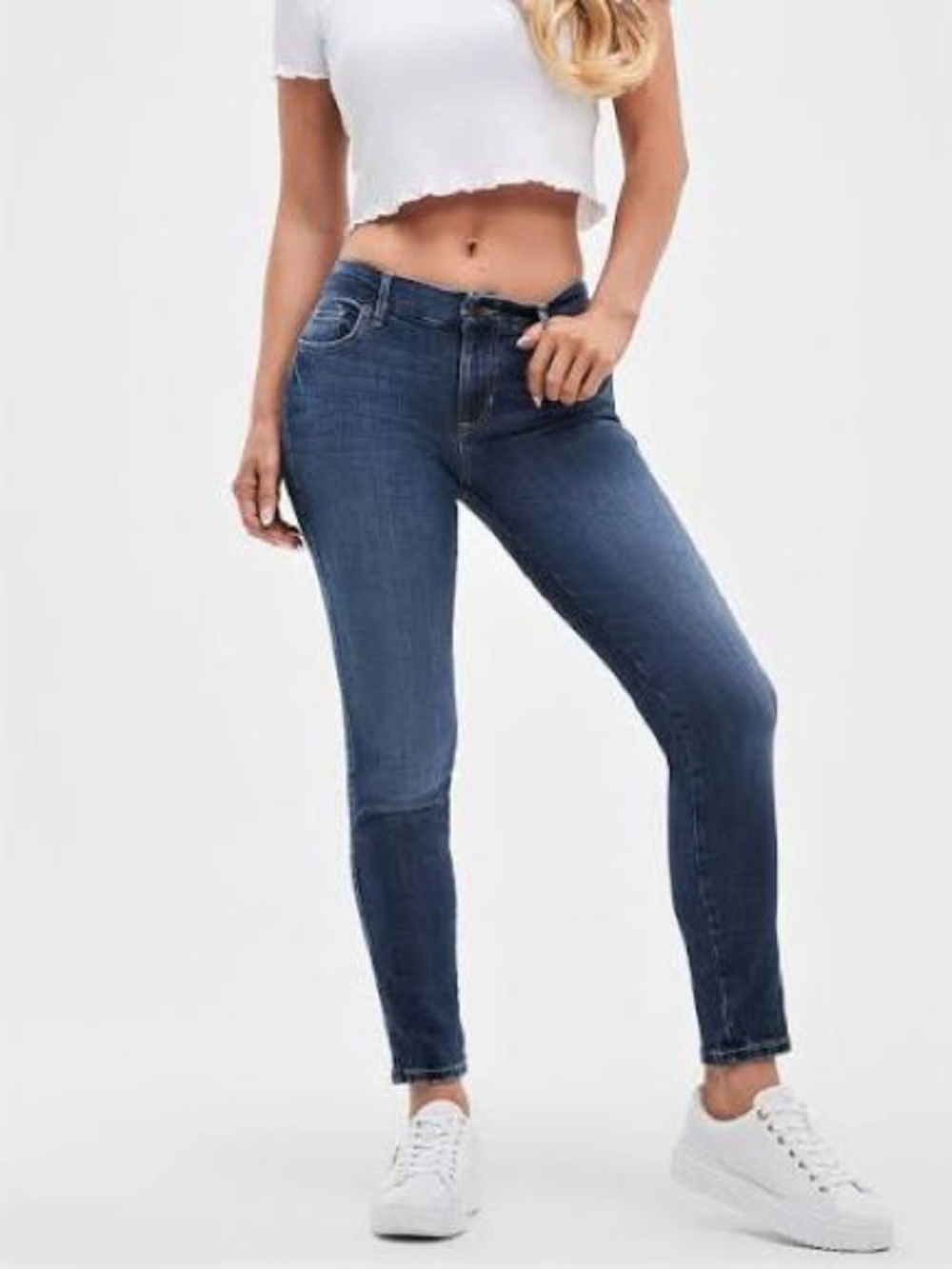 Guess Power Curvy Mid Skinny Jeans